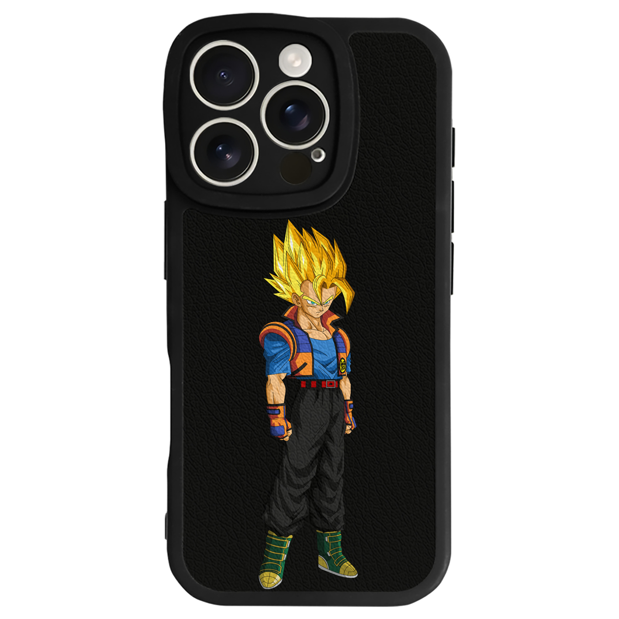 （画像用） ドラゴンボール ベジータ四世（Bejīta Yonsei）DRAGON BALL Vegeta IV 【iPhone 16シリーズ対応】シリコンスマホケース（レザー調） 材質：シリコン